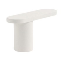 ROUS Hardware 1팩 미드 센추리 모던 캐비닛 서랍 손잡이 풀 L 바 - 매트 마감 스노우 (화이트), Snow (white)