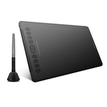 휴이온 드로잉 액정 타블렛 태블릿 huion h1161 8192 레벨 그래픽 터치 바, 협력사, 검은 색