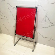 철제 입간판 스탠드 배너 광고판 매장 진열안내 거치대, 스테인레스 스틸 60x90