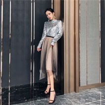 반짝이티셔츠 비즈 메탈티셔츠 무대의상 클럽 스팽글