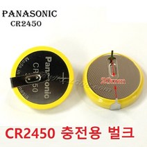 CR2450 3V 충전용 벌크 낱개1개