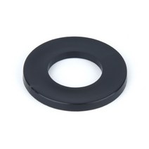 100pcs m1.5 m2 m2.5 m3 m4 m5 m6 m8 m10 m12 화이트 블랙 플라스틱 나일론 플랫 와셔 평면 스페이서 절연 가스켓 링 나사, m12x20x1mm, 검은색