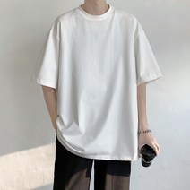 기본라운드무지16수반팔티 남여공용 비침없는 데일리커플반팔티 4컬러