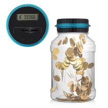 디지털 동전 계산 돼지 저금통 LCD 항아리 돈 상자 자동 은행 절약 전자 안전 예금, 03 GBP