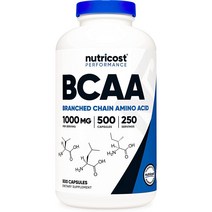 뉴트리코스트 BCAA 500mg L이소류신 500캡슐