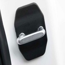 차데코 벤츠 차량용품 블랙라벨 도어스트라이커 도어락 커버 몰딩 튜닝, 02. B타입 - 무로고(1P)