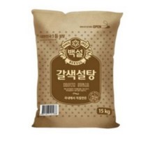 백설 갈색 설탕, 15kg, 4개