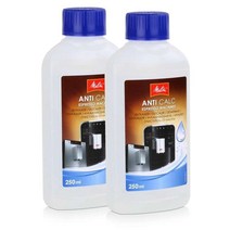 독일 커피머신 세정제 2x Melitta Anti Calc 액체 디스케일러 에스프레소 머신 250ml