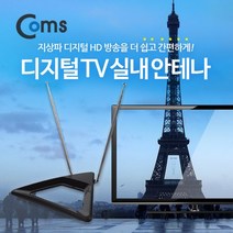 TV 디지털 실내용 안테나 ANT 수신기 123 벽걸이형, 상세페이지 참조