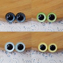 [태양이네] 인형눈/라운드아이/와셔, 02.메탈시안, 12mm(와셔포함)