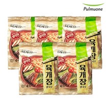 [풀무원]생면식감 육개장 칼국수 (4개입)x5봉 총20봉, 1세트