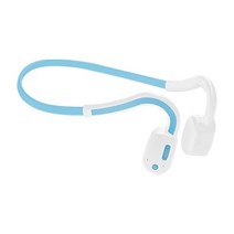 HT2골전도 헤드폰 IPX7방수 무선 스포츠 이어폰 블루투스 핸즈프리 MP3 8G 메모리 러닝 헤드셋, white blue