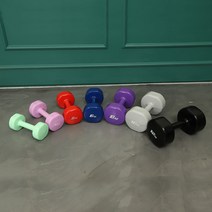 프로모릭스 레인보우 컬러 아령, 12kg, 1개