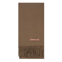 아크네 캐나다 네로우 울 머플러 CA0210 59C CARAMEL BROWN [ANA063ca]