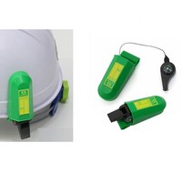 도로공사 신호수 안전모부착 호루라기 작업용품 공사장