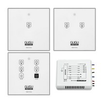 GUGU 스마트 무선 터치 스위치 1구 2구 4구 국산, 12468.GU 무선 터치 스위치 2구