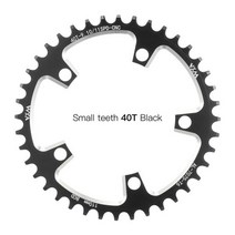 VXM 로드바이크 치반 110BCD 크랭크 스프로켓 알루미늄 플러스 마이너스 38T40T, [03] 40T Black and Screw, [01] 110BCD