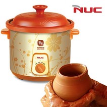 엔유씨3052 황토 세라믹용기 슬로우쿠커 3.5L 대용량 544870EA, 본상품선택, 본상품선택