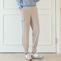 플랩 사이즈포켓 시보리 조거 팬츠