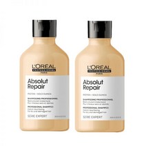 극손상모발용 로레알 앱솔루트 리페어 샴푸 300ML + 듀오 라이브 세트