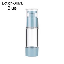 아스케이지 15/30/50ml 리필 병 투명 진공 스프레이 향수 원자로 로션 화장품 용기 여행 액세서리, 10 blue-Lotion-30ML