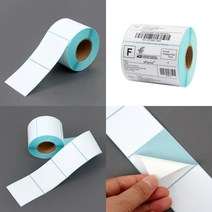 라온지니 바코드 감열 롤라벨 500매 60X60MM 약국라벨 롤스티커 화장품라벨