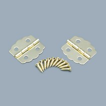 쏘비트 황동경첩 23x22mm 1쌍 장식경첩 가구경첩 HWE1