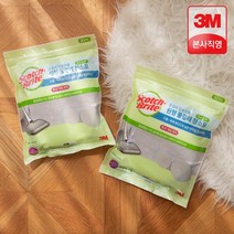 3M 원형 물걸레 청소포 30매 x 2개 전동 청소기용 휴스톰 스윙 코드제로 제트 에브리봇 호환 부착패드 별매 스카치브라이트 191096, 더블액션 물걸레 청소포 원형 20_3. 150mm