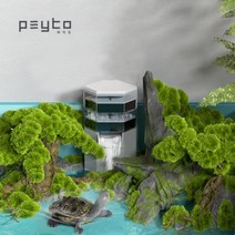 페이토 저수위 거북이 코너 여과기 2단 PK-01A, 1개, 7.5W