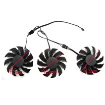 커스텀 수냉 83mm t128015su 4pin 12v 0 5a 쿨러 팬 기가바이트 rtx 2070 2070ti 2080 2080ti 그래픽 카드 냉각 팬, 1 세트