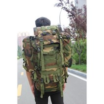 재난가방 생존배낭 전술가방 트레킹 캠핑 대용량 백팩 80L, 브라운