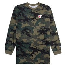 Champion 챔피온 남성용 클래식 긴팔 티셔츠 차콜 헤더 4XL 톨