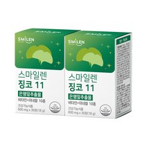 [KT알파쇼핑]스마일렌 징코 11 30정 2통 은행잎추출물, 상세페이지참조, 중