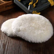 차량용 광택기 10 pcs 4/5 // 6/7inch 양모 버핑 패드 자동차 폴리 셔 울 왁싱 연마 휠 페인트 케어, 01 6inch