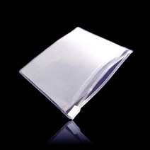 주방잡화 두꺼운 반투명 PVC 지퍼백 파우치 12cmX15cm 100매
