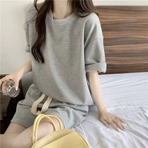 여니제이 이지 반팔트레이닝세트 반팔 반바지 여름스포츠룩 여름 이지룩