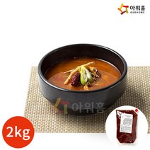브랜드없음 아워홈 행복한맛남 육개장 양념장 2kg x 1봉