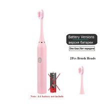건강치아 스마트 타이머 화이트닝 소닉 전동 칫솔 6 모드 IPX7 방수 USB 충전기 교체형 헤드 부드러운 털 제거 타르타르 J210, 08 1