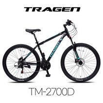 트라젠TM2700D 27.5유압디스크 시마노21단 알로이MTB, 완조립, 블랙/레드