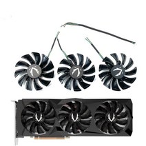 XFX Radeon RX 5700 XT THICC III 5600 X3 그래픽 카드용 4 핀 냉각 팬 CF1010U12S, 02 Intermediate fan