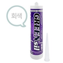 JSS&D 실리콘 270ml 회색 비초산실리콘 실란트, 1개