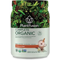 PlantFusion 완전 유기농 단백질 파우더 - 발효 슈퍼푸드 함유 식물 기반 Keto ampamp 비건 프렌들리 글루텐 프리 콩 비유제품 설탕 없음 유전자 변형 성분 바닐라, [02] 30인분(1팩), [01] 초콜릿