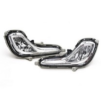 자동차 미등 안개등 전구 Foglight자동차 앞 범퍼 램프 DRL 주간 주행등 현대 악센트용 2012 2013 2014 2015 2016 2017, 중국_왼쪽과 오른쪽