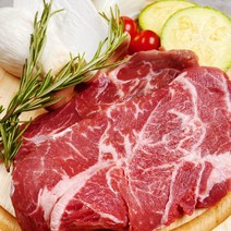청년고기 설깃살 우둔살 홍두깨살 부채살 1kg 소포장 헬스 소고기 슬라이스 큐브 스테이크, 200g x 5팩 = 1kg
