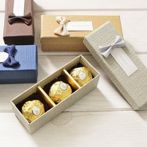 직사각리본 렛 화이트데이 여자친구 합격기원 페레로로쉐T3 초콜릿 발렌타인데이 수능선물, 직사각리본페레로로쉐(T3)