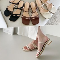 르네브 각코엑스선벨트스트랩4cm슬리퍼 225~250