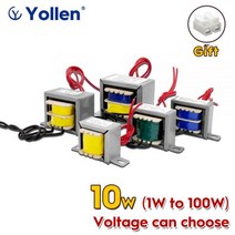 EI 30W 와이어 케이블 연결 전원 변압기 30va 전압 정의 220V/380V ~ 6V/9V/12V/15V/18V/24V/110V 이중 출력 3, 220V Dual Out 3 Wire_AC6V