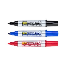 라인플러스 클린 보드마카 빨강, 1개