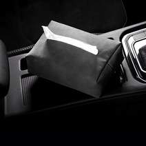 벤츠 메르세데스벤츠 GLB 쿠페 X247 C118 W205 용 스WAY드 인테리어 걸이식 티슈 백, 02 Black For 벤츠 Logo