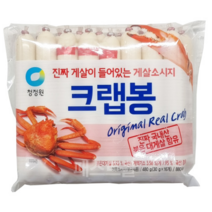 청정원 게살소시지 크랩봉, 450g, 3개